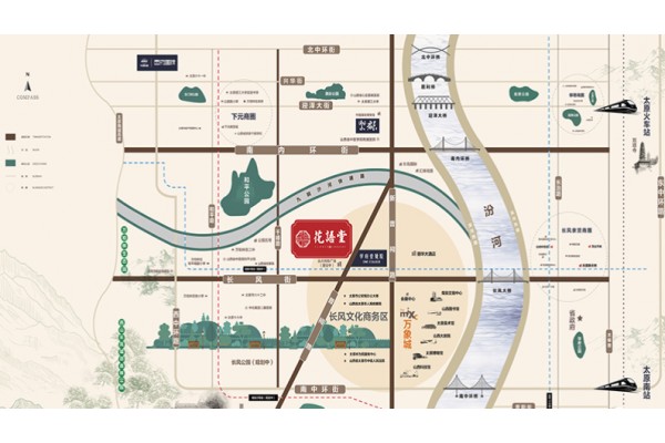 中国铁建花语堂区位图