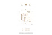 保利城124㎡三室两厅两卫户型图
