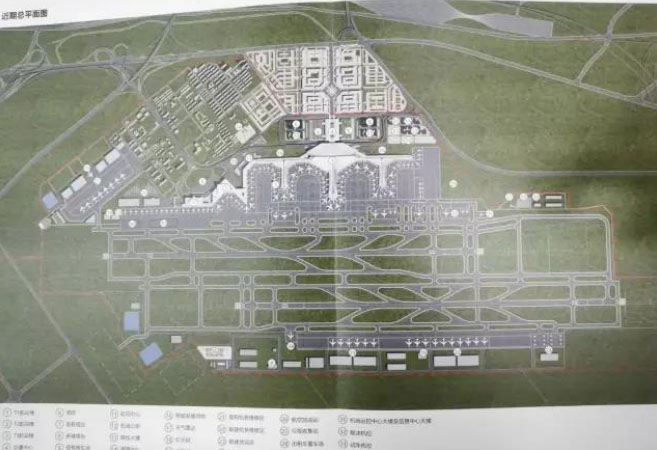 惊艳|武宿机场规划图曝光，扩建后将满足旅客吞吐量3000万人！
