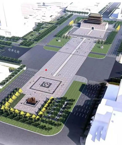首义门现雏形，太原五一广场预计9月30日开放！
